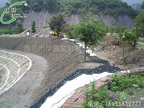 土工格室施工現場